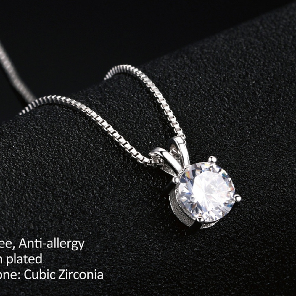 ❤️4 for $20 Sale❤️CZ Simple necklace❤️❤️ - Picture 4 of 6